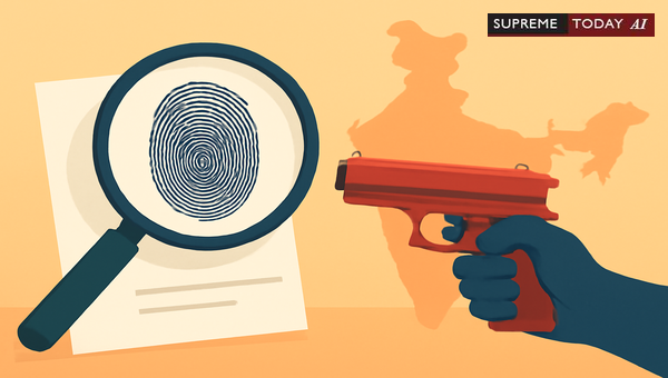 Does a Single Fingerprint on a Weapon Conclusively Prove Guilt in Indian Courts?