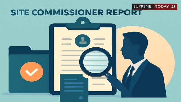 Is Formal Exhibition Mandatory for a Site Commissioner's Report Under CPC Order 26?
