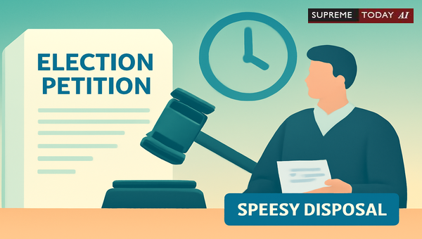 Six-Month Statutory Mandate for Speedy Trial of Election Petitions in India