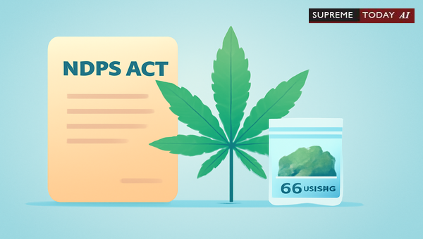 Possession of 60 Grams of Ganja: Is It an Offence Under the NDPS Act Thresholds?
