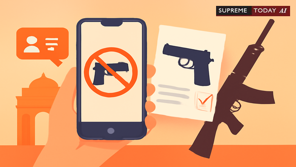 Admissibility of Social Media Videos as Evidence in Arms Act Violations