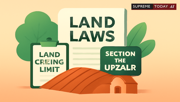 Societies Land Ownership Limits under UP Zamindari Abolition Act: Section 154 Compliance