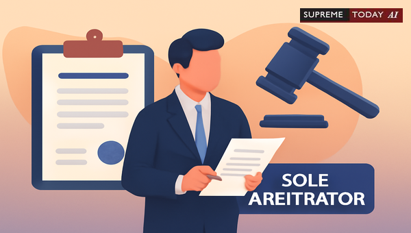 Sole Arbitrator Appointment Challenges and Execution Petition Maintainability Rules