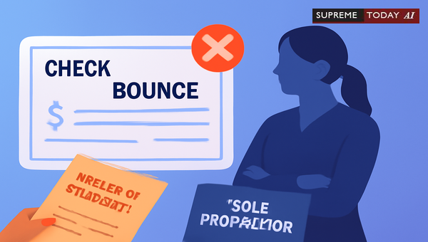 Can a Sole Proprietor File a Cheque Bounce Complaint Without Power of Attorney?