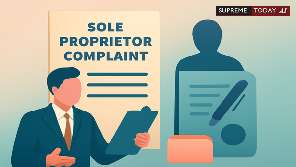 Sole Proprietorship Complaint Filing Requirements and Capacity Under Section 138 NI Act