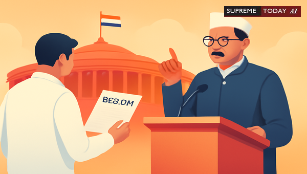 Speaker Acceptance Requirement for Legislative Resignations Under Indian Constitutional Law