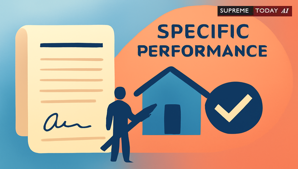 When Courts Grant Specific Performance under the Specific Relief Act