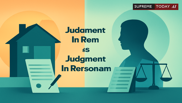 Specific Performance Decrees: Distinguishing Between Judgments in Rem and In Personam