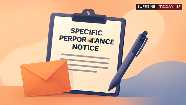 Essential Legal Notice Protocol for Specific Performance Under Section 16(c) of the Specific Relief Act