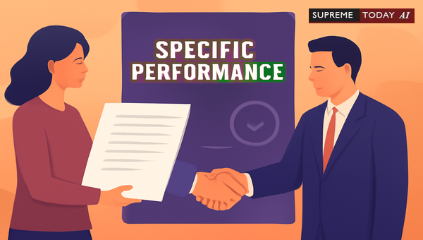 Specific Performance Relief: Why Minor Pleading Defects Do Not Bar Contract Enforcement