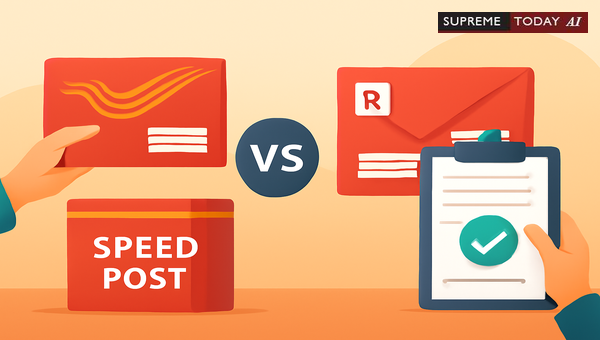 Post Vs Poste Speed Post vs Registered Post: When Legal Validity and Proof of Service ...