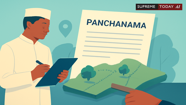 Are Patwari Spot Panchanamas Public Documents Under the Indian Evidence Act?