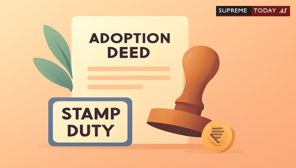 Stamp Duty on Adoption Deeds: Mandatory Admissibility and Compliance Requirements