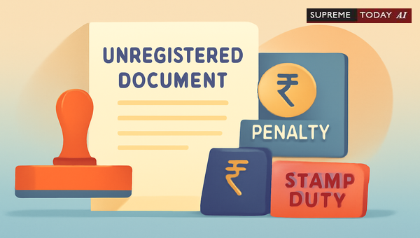 Stamp Duty and Penalty on Unregistered Documents: Does Subsequent Production Require Re-Payment?