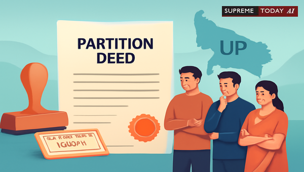 Stamp Duty Requirements and Registration for Family Partition Deeds in Uttar Pradesh