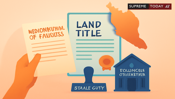 Stamp Duty and Registration Requirements for Land Transfer Instruments in Selangor