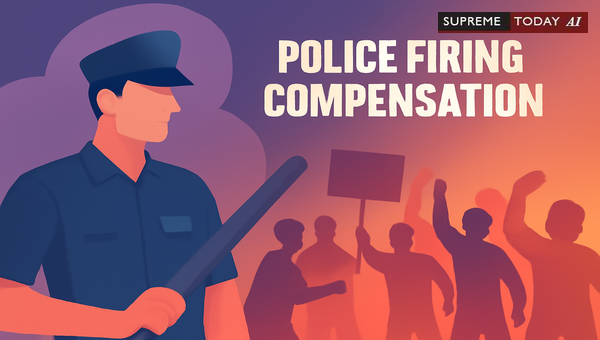 State Liability for Unjustified Police Firing during Mob Control under Writ Jurisdiction