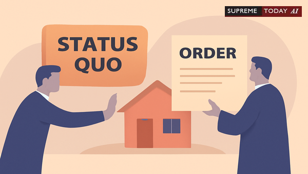 Maintaining Status Quo in Civil Suits Under CPC to Prevent Irreparable Property Damage