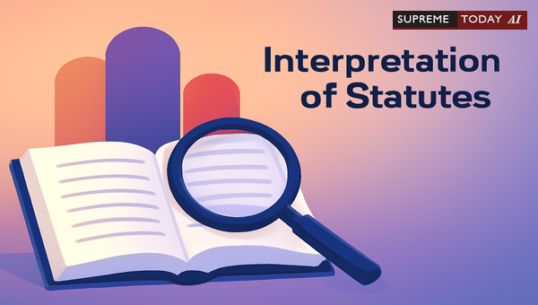 Statutory Interpretation in India: Applying Golden, Mischief, and Purposive Construction