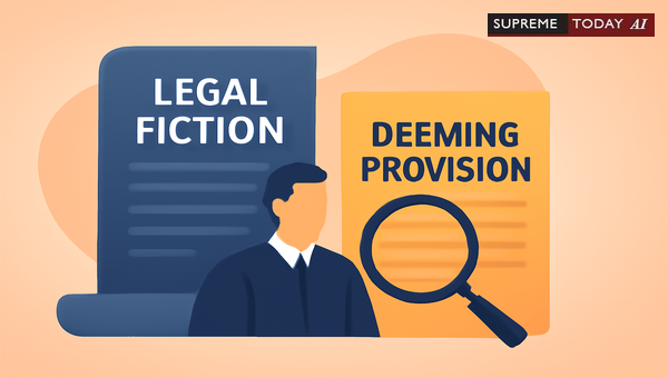 Understanding Statutory Legal Fictions: Principles, Limitations and Judicial Application