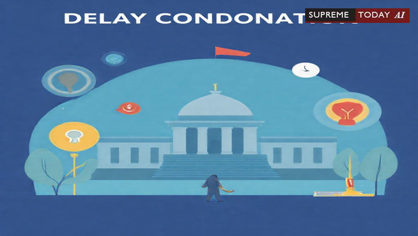 Can a Court Grant a Stay While a Delay Condonation Application is Pending?