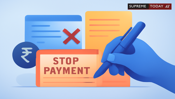 Cheque Bounce Liability for Stop Payment Instructions Under Section 138 of NI Act