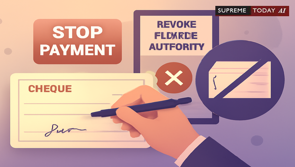 Stopping Payment on Signed Cheques: Liability Risks and Judicial Presumptions in India