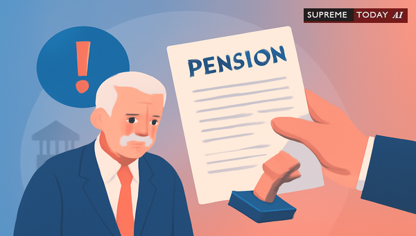 Court Mandates for Withholding or Stopping Pension Payments Without Prior Notice