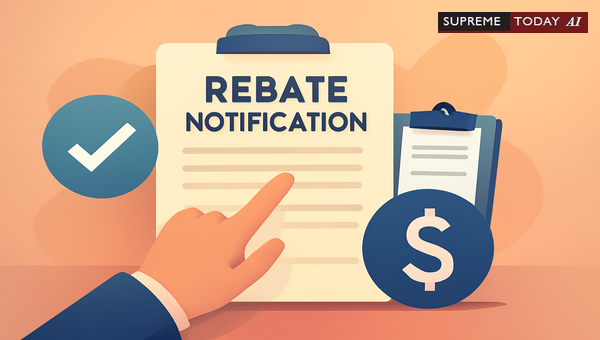 Strict Compliance Rules for Government Rebate Notifications in Indian Law