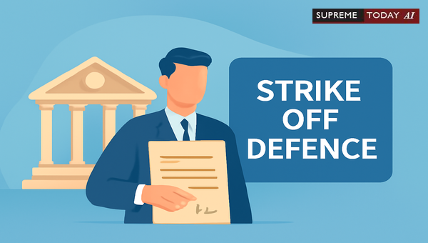 Striking Off Defence Under Order 15 Rule 5 CPC: Principles from Bimal Chand Jain Judgement