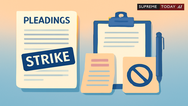 Striking Off Reliefs in Pleadings Under Order 6 Rule 16 CPC and Section 151