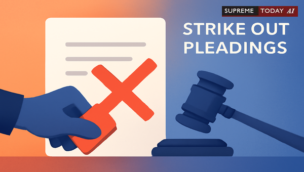 Striking Out Pleadings Under Order 6 Rule 16 CPC: Judicial Standards and Precedents