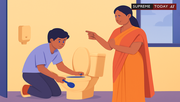 Is Tasking Students with Toilet Cleaning a Criminal Offence Under Indian Law?