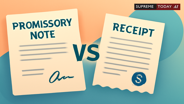 Judicial Doctrine of Substance Over Form in Distinguishing Promissory Notes from Receipts
