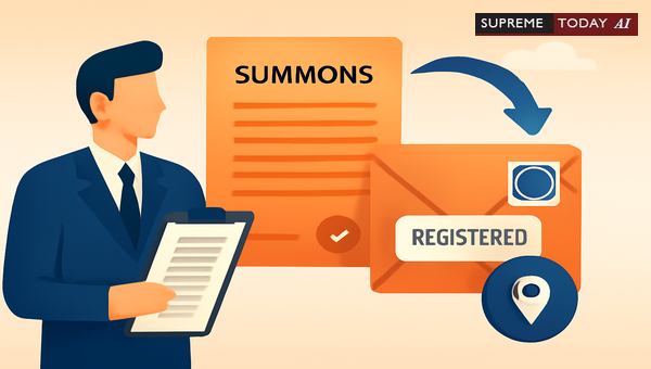 Substitute Service of Summons under Order V CPC: Rules for Registered Post and Affixation