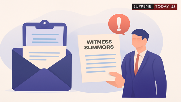 CPC Order 5 Rule 20: Requirements for Valid Substituted Service on Witnesses