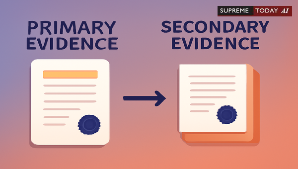 Admissibility of Secondary Evidence: When and How to Substitute Original Documents in Court