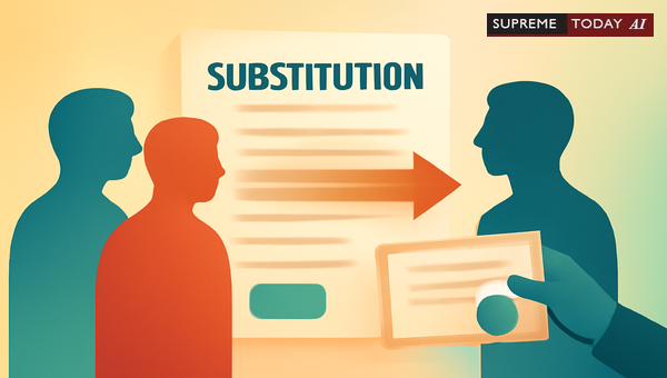 Substitution of Legal Parties and Statutory Provisions: Principles in Indian Jurisprudence