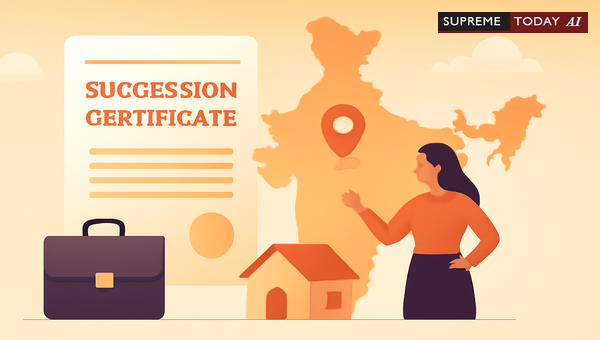 Jurisdiction for Succession Certificate When Deceased Worked Outside Home State