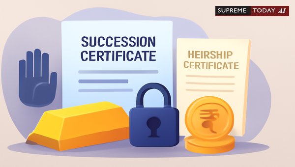 Succession Certificates for Gold Loans: When Courts Require Them for Pledged Assets
