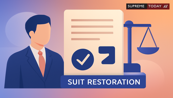 Establishing Sufficient Cause for Restoration of Dismissed Civil Suits: Key Legal Precedents
