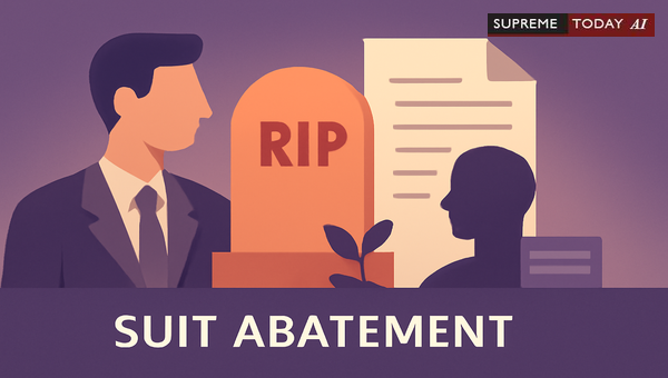 Suit Abatement Following Death of a Defendant: Navigating Order XXII Civil Procedure Code