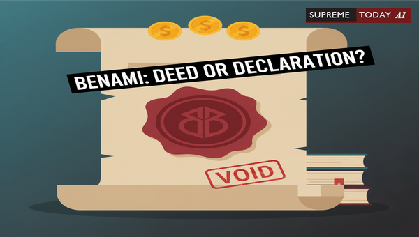 Maintainability of Benamidar Declaration Suit Without Seeking Sale Deed Cancellation