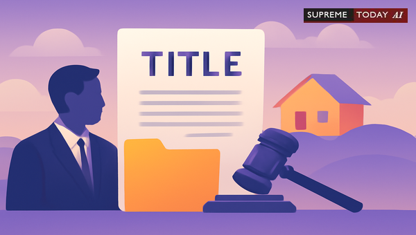 When a Cloud on Title Requires a Suit for Declaration Instead of Injunction