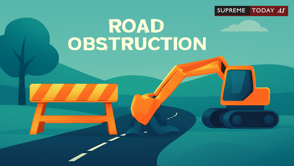 Is Suit for Road Obstruction Removal Barred Under Section 41(h) of the Specific Relief Act?