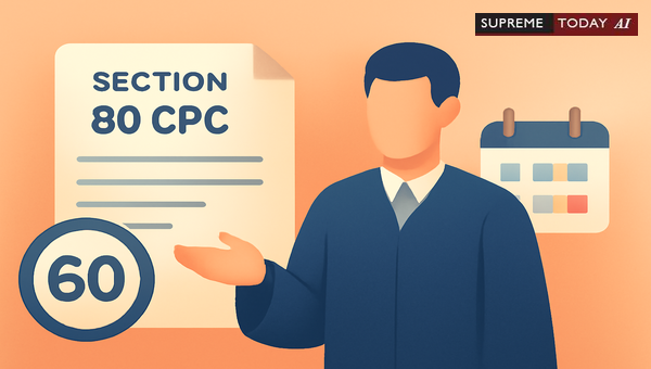 Can Courts Reject Suits at Decision Stage for Non-Compliance with Section 80 CPC Notice?