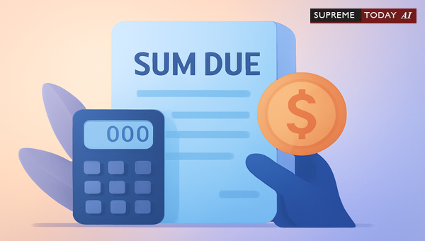 Defining 'Sum Due' in Contractual and Tax Obligations Legal Precedents