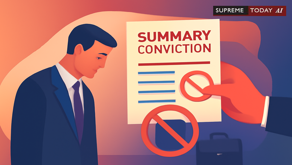 Does a Summary Case Conviction Mandate Automatic Job Disqualification in India?