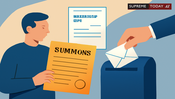 Summon Validity Without Registered Post: Legal Compliance and Service Rules under CPC