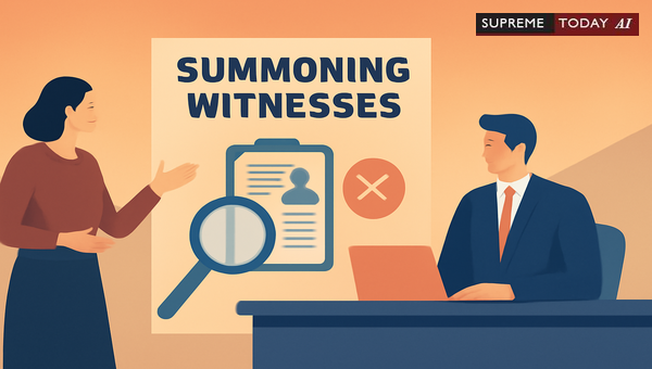 Summoning Hospital Witnesses to Prove Treatment Costs After Insurance Claim Rejections